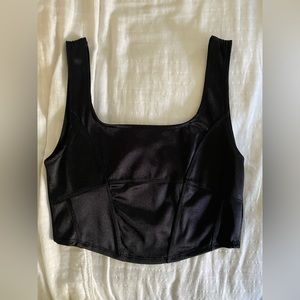 Faux Leather Tank Top